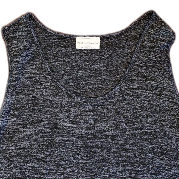Bobbie & Brooks Ladies Tank Top Black & Grey Size 2X - Picture 6 of 8